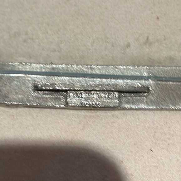 Vintage 1985 Seagull Pewter 5x3.5 Iris Picture Frame - Picture 5 of 5